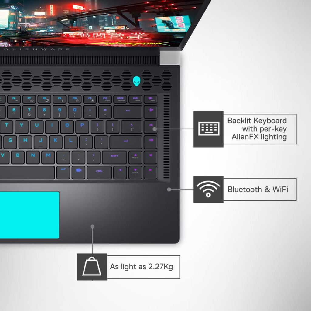 Dell Alienware x15 R1 Gaming Laptop | Intel Core i7-11800H | 16GB RAM | 1TB SSD | NVIDIA GeForce RTX 3060 6GB | 15.6" FHD | Windows 11