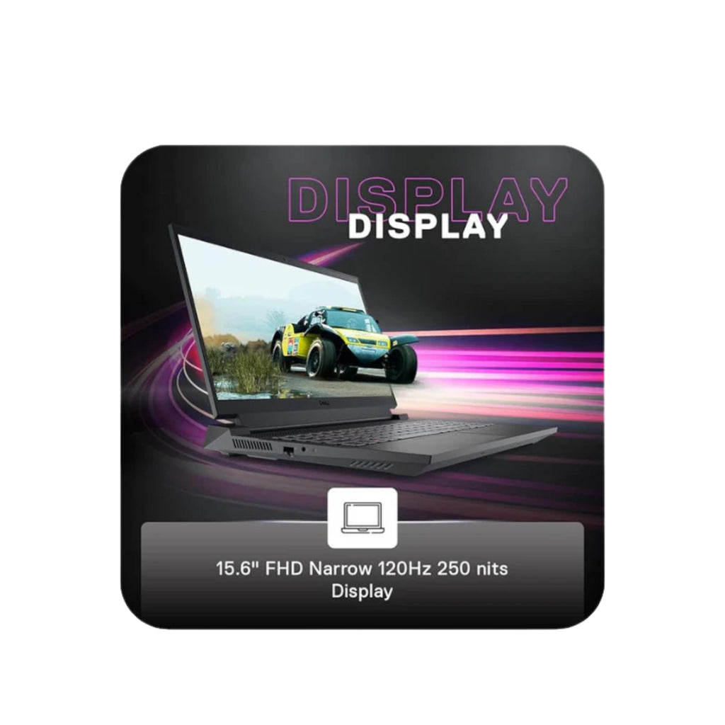 DELL INSPIRON (OGN5530112501RIN) G15-5530 I5 13TH GEN 8GB/512 SSD 6GB RTX 3050 GAMING LAPTOP