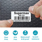 60x40mm Direct Thermal Barcode Label Roll | 1000 Labels Per Roll | 1 Up DT Sticker | Self Adhesive Shipping, POS & Logistics Labels