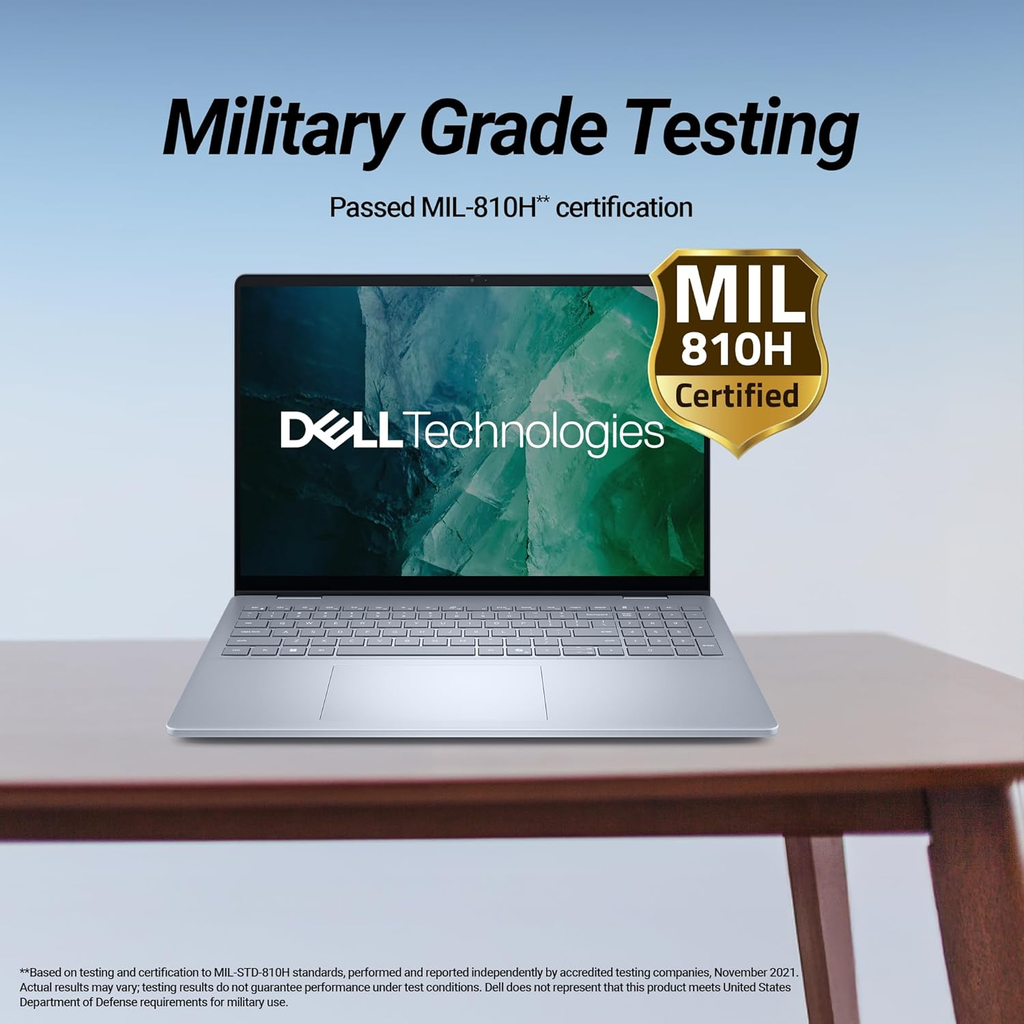 Dell 16 AI Laptop | AMD Ryzen AI 5 340 Processor | 16GB LPDDR5X RAM | 512GB SSD | 16" FHD+ IPS Display | AMD Radeon Graphics | Windows 11 Home | MS Office 2024 | Ice Blue