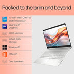 HP 15s-fq5330TU I5 12TH GEN 16 GB RAM/512 SSD 15.6" FHD