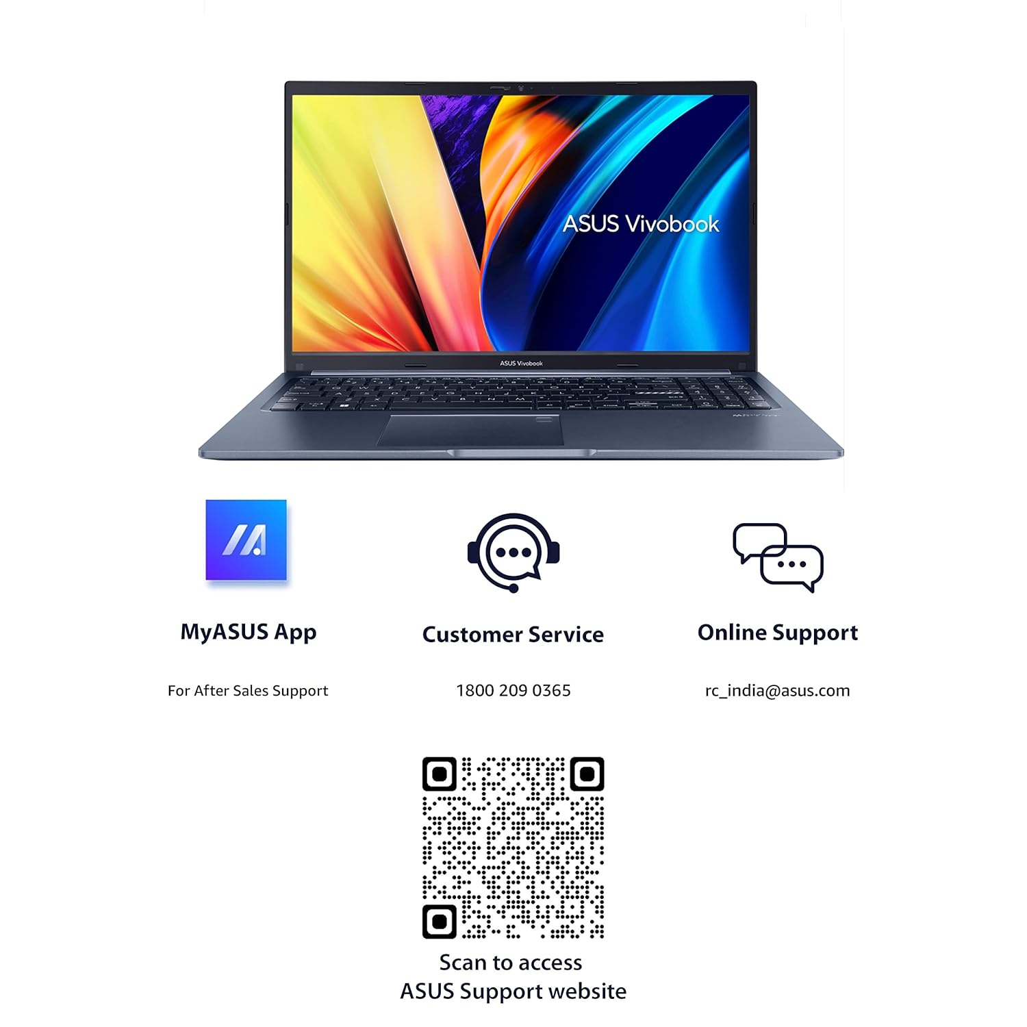 ASUS Vivobook 15, Intel Core i5-1235U 12th Gen X1502ZA-EJ532WS Thin and Light Laptop