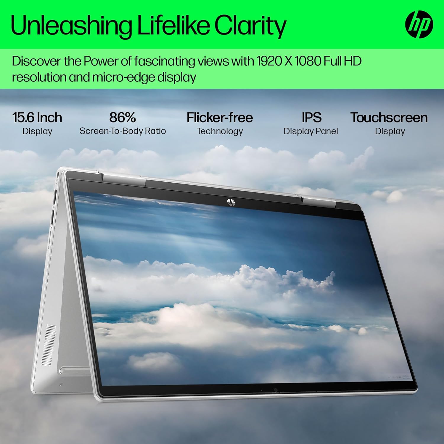 HP Pav X360 Convert 14-ek1021TU I7 13TH GEN 16 GB RAM/512 SSD 14" X360 TOUCH
