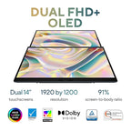 ASUS Zenbook Duo OLED Intel Core Ultra 5 125H  UX8406MA-QL551WS