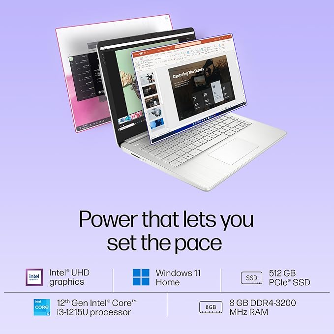 HP 14S-DQ5138TU I3 12TH GEN I3 12TH GEN/512 SSD 14" FHD (BAKLIT KEYBRD)