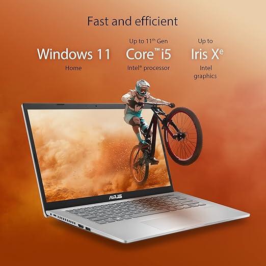 ASUS Vivobook 14, Intel Core i5-1135G7 X1400EA-EK543WS Thin and Light Laptop