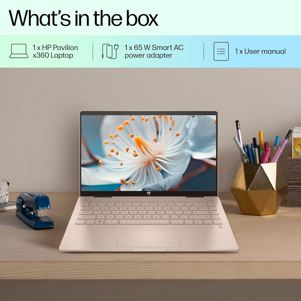 HP Pav X360 Convert 14-ek1020TU I7 13TH GEN 16 GB RAM/512 SSD 14" X360 TOUCH
