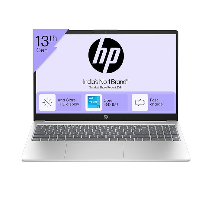 HP 15-fd0186TU I3 13TH GEN 1315U 8 GB RAM/512 SSD 15.6" FHD LED
