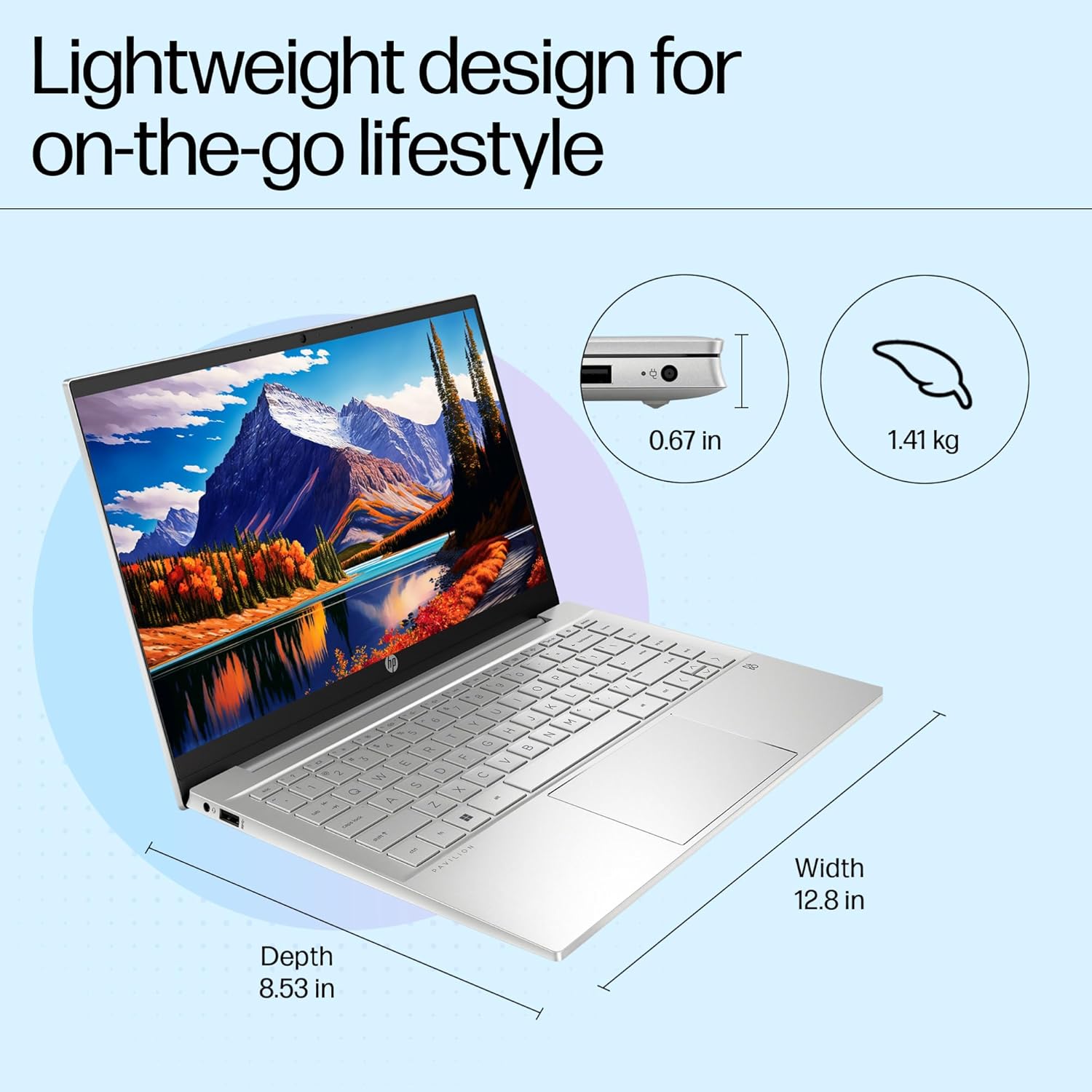 HP Pavilion 14-dv2053TU I5 12TH GEN 8 GB RAM/ 512 SSD 14" FHD