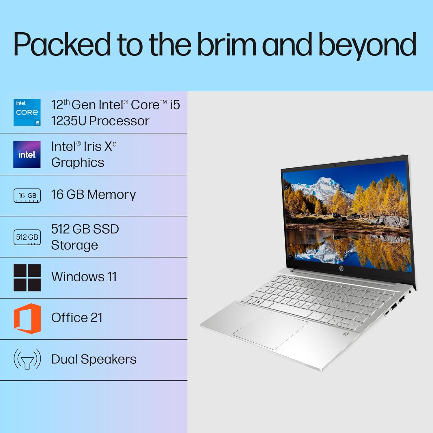 HP Pavilion 14-dv2014TU I5 12TH GEN 16 GB RAM/512 SSD 14" FHD