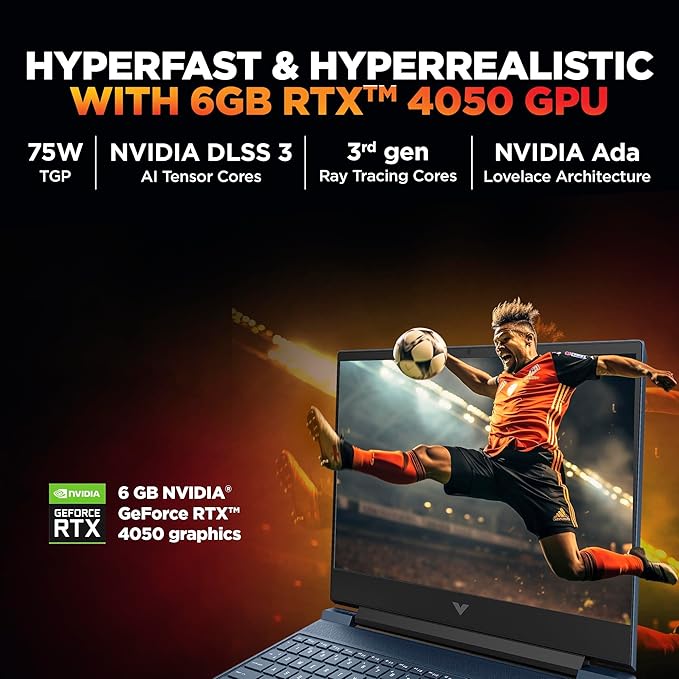 HP VICTUS 15-FA1278TX i5 13TH GEN  16 GB RAM/512 SSD 15.6" FHD 144Hz