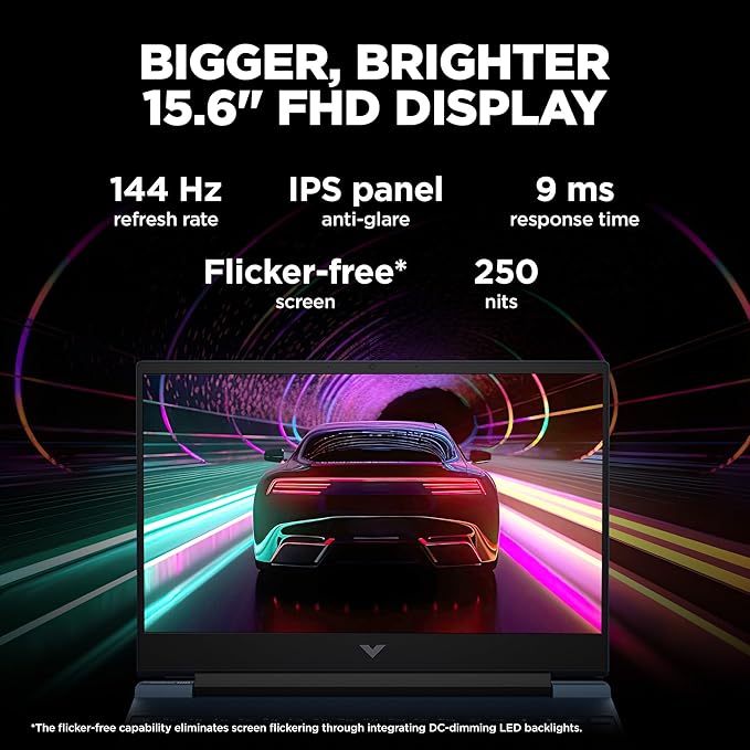 HP VICTUS 15-FA1216TX i5 13TH GEN  16 GB RAM/512 SSD 15.6 FHD 144Hz