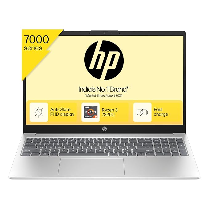HP 15-fc0025AU RIZEN-3 7320U 8GB RAM/512 SSD 15.6"FHD