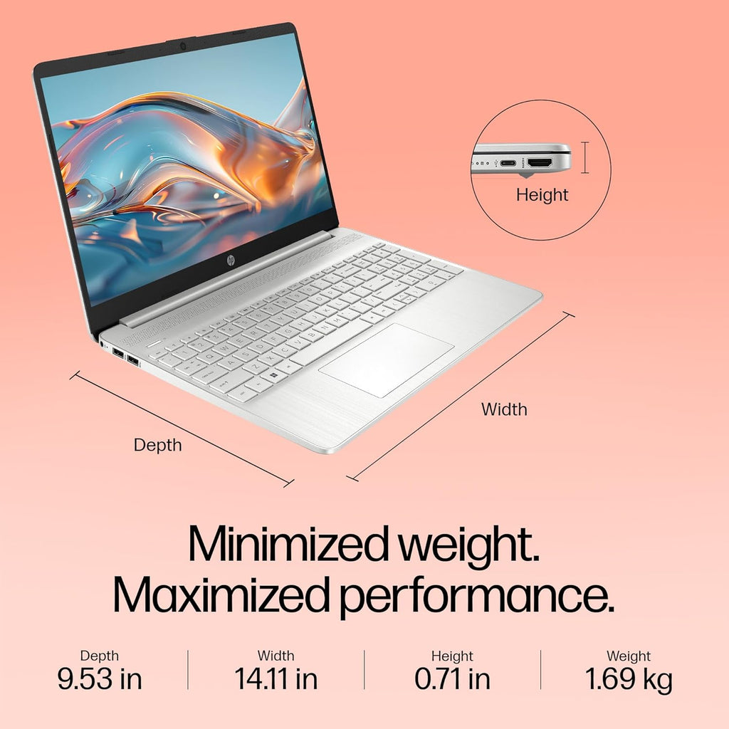 HP 15s-fq5331TU I5 12TH GEN 8 GB RAM / 1 TB SSD 15.6" FHD