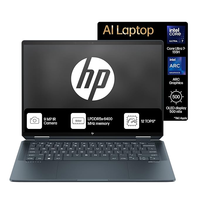 HP SPECTOR X360 (14-EU0556TU) i7 13TH GEN 32 GB RAM/1 TB SSD 14" X360 TOUCH OLED