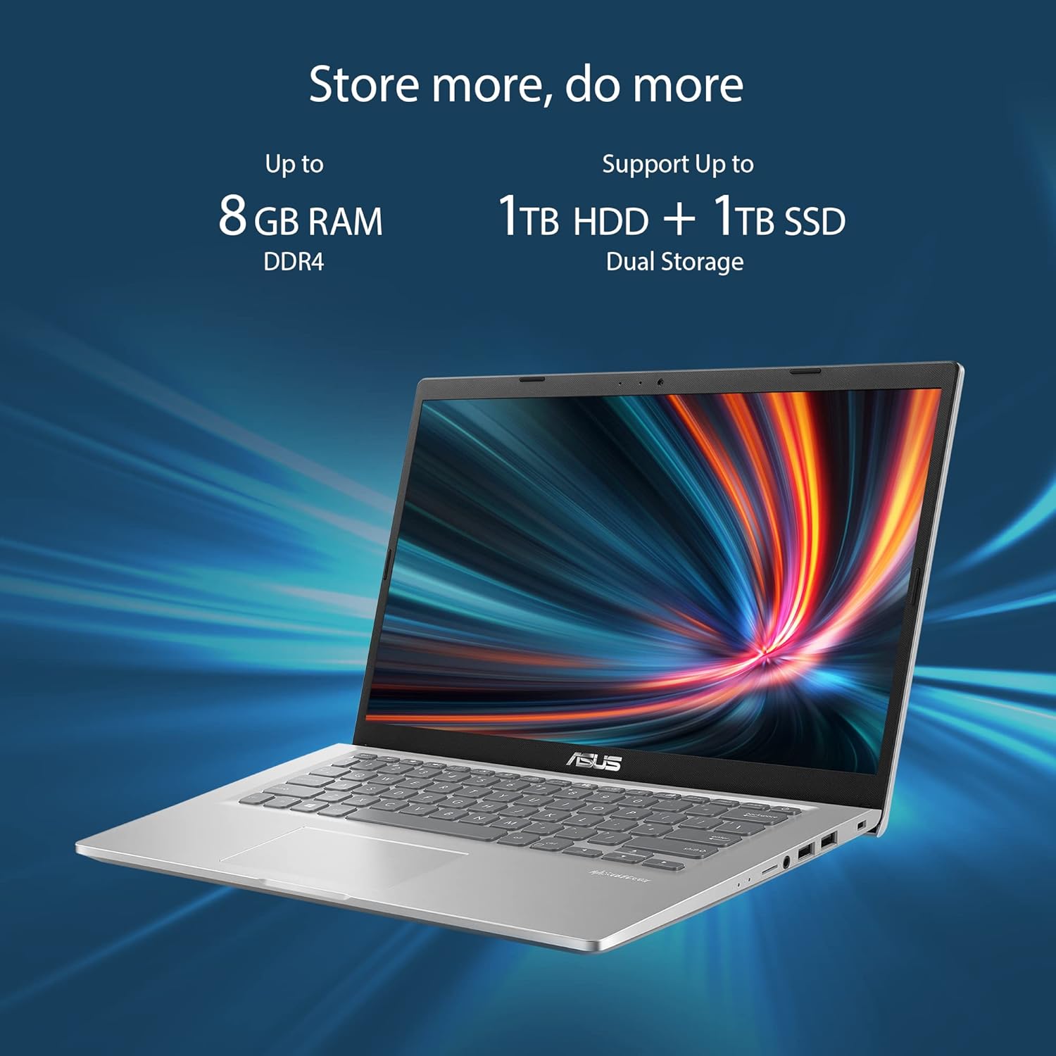 ASUS Vivobook 14, Intel Core i5-1135G7 X1400EA-EK543WS Thin and Light Laptop