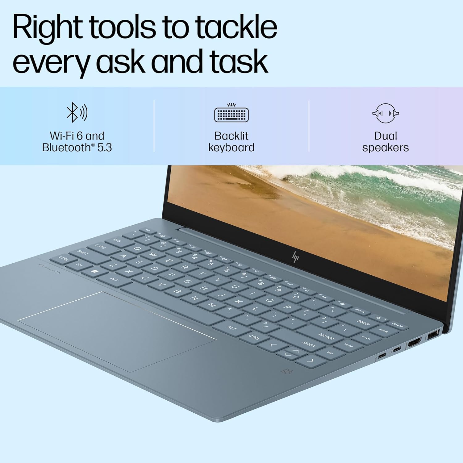 HP 14-ew0115TU i5 13TH GEN 16 GB RAM/512 SSD 14" FHD LED