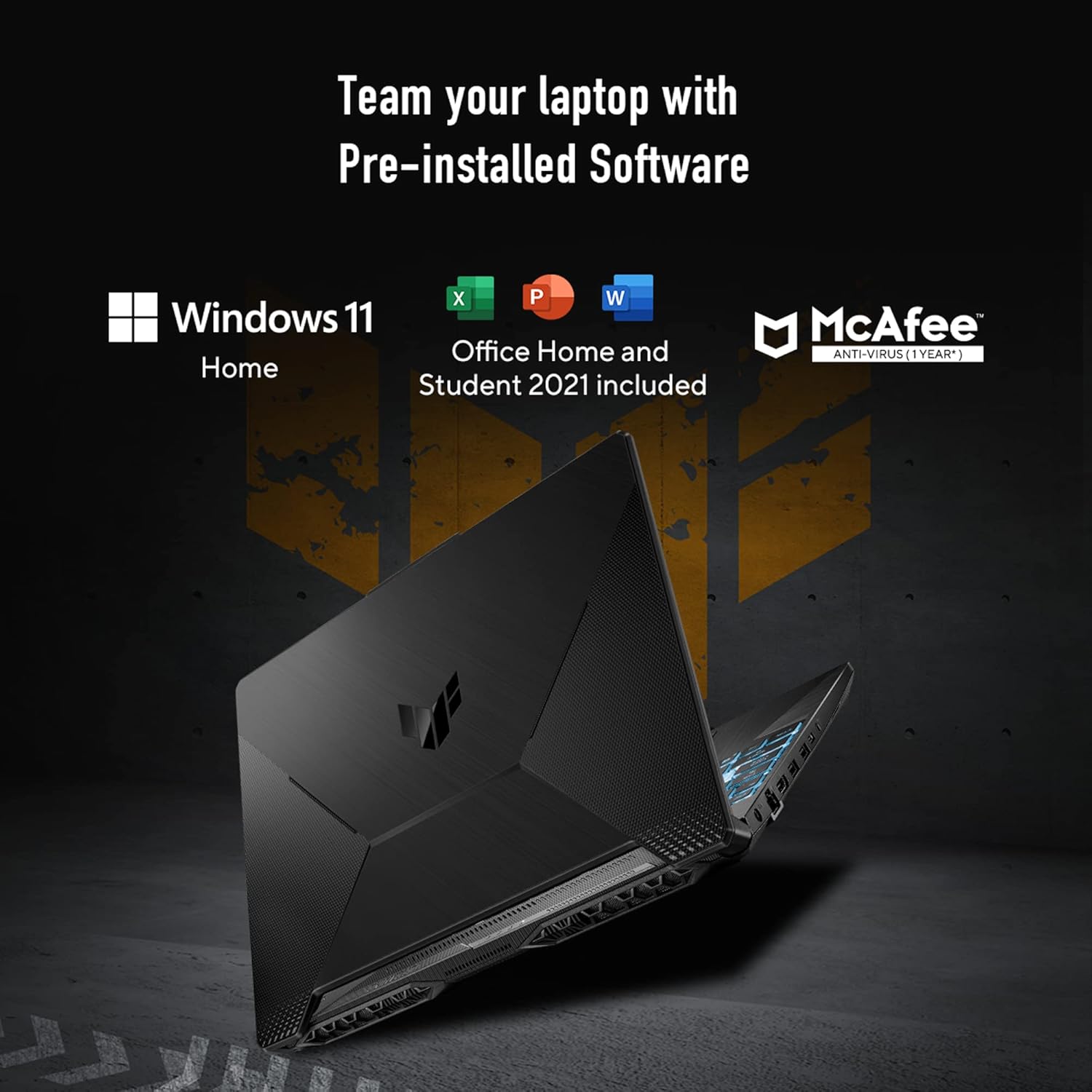 ASUS TUF F15 GAMING FX506HF-HN024WS i5-11400H