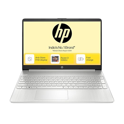HP 15S-EQ2212AU RYZEN 3 5300U 8 GB RAM/512 SSD 15.6" FHD
