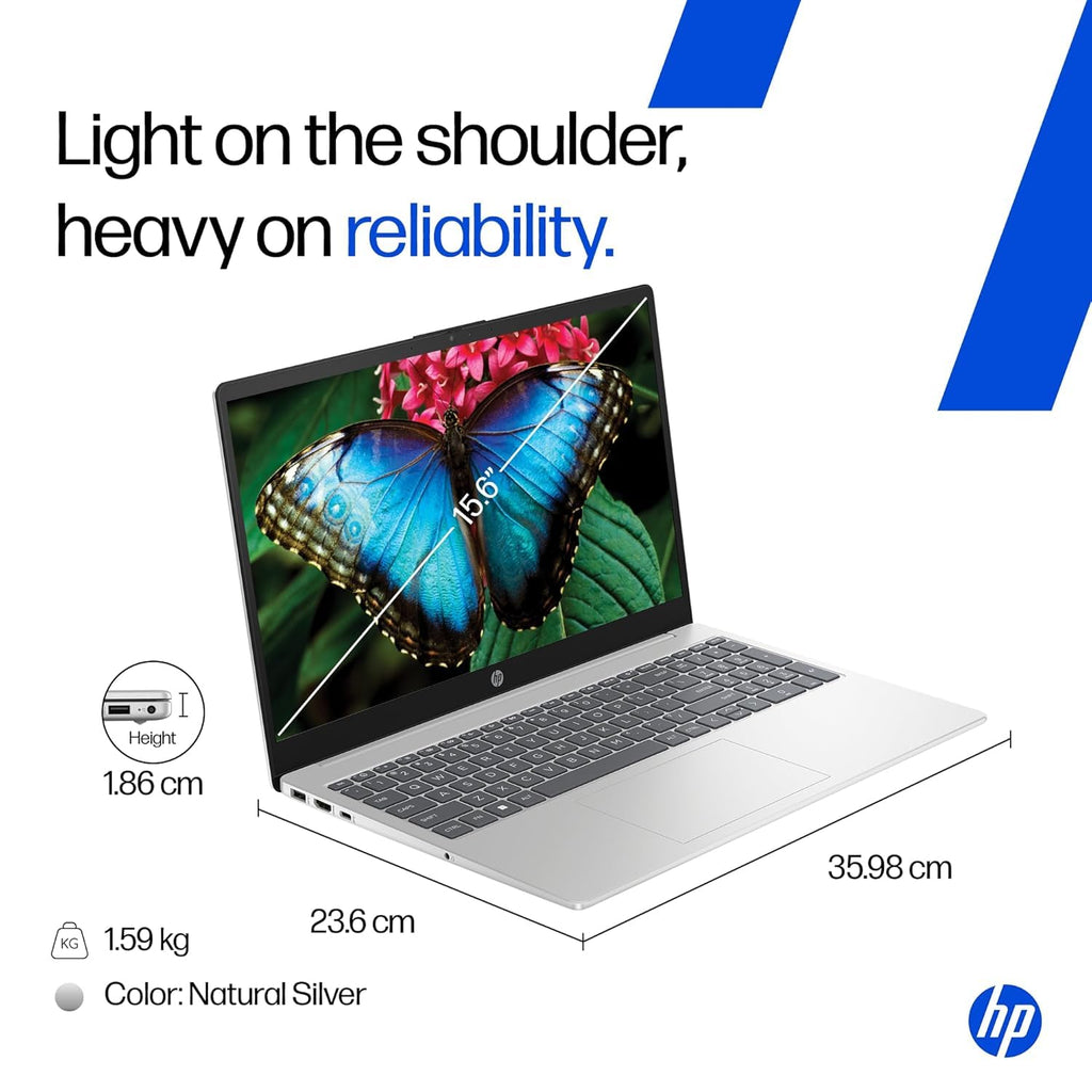 HP 15-hr0000TU I5 13TH GEN 1335U 8GB RAM/512 SSD 15.6" FHD