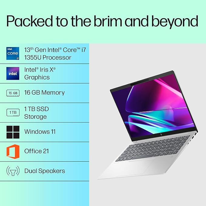 HP Pavilion Plus14-ew0153TU i7 13TH GEN 16 GB RAM/ 1 TB SSD 14" OLED LED