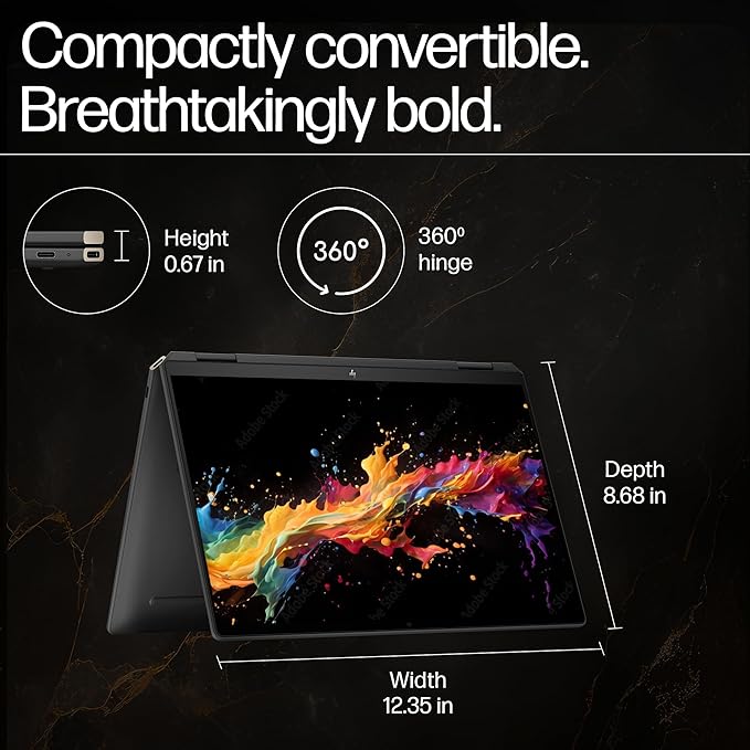 HP Spectre x360 (14-eu0666TU) i7 13TH GEN 32 GB RAM/1 TB SSD 14" X360 TOUCH OLED