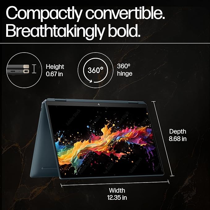 HP SPECTOR X360 (14-EU0556TU) i7 13TH GEN 32 GB RAM/1 TB SSD 14" X360 TOUCH OLED