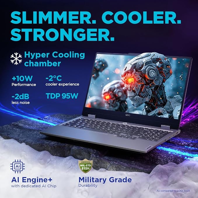 Lenovo LOQ Intel Core i5 12450HX 12GB RAM/512 SSD 15.6" FHD 144 HZ 300 NITS 83GS008SIN