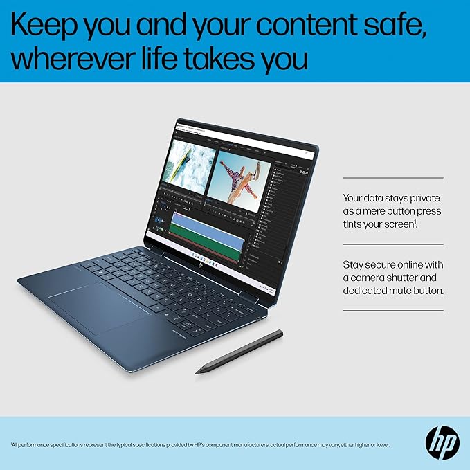 HP Spectre 13.5 x360 OLED - ef2033tu I7 13TH GEN 16 GB RAM / 1 TB SSD 13.5" X360 TUCH OLED