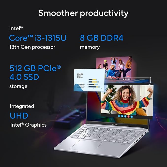 ASUS Vivobook 15X Intel Core i3-1315U K3504VAB-NJ322WS Laptop