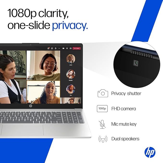 HP 15-hr0000TU I5 13TH GEN 1335U 8GB RAM/512 SSD 15.6" FHD