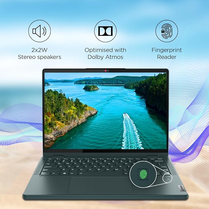 Lenovo Yoga 6 RYZEN 5 7530U 16 GB/512 GB SSD 13.3" TOUCH (Dark Teal) 83B2006BIN