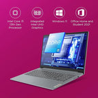 Lenovo SLIM 3 Intel Core I5 13TH 16GB RAM/512 SSD 15.6" FHD 300 NITS _(ACTIC GREY) 83EM0023IN