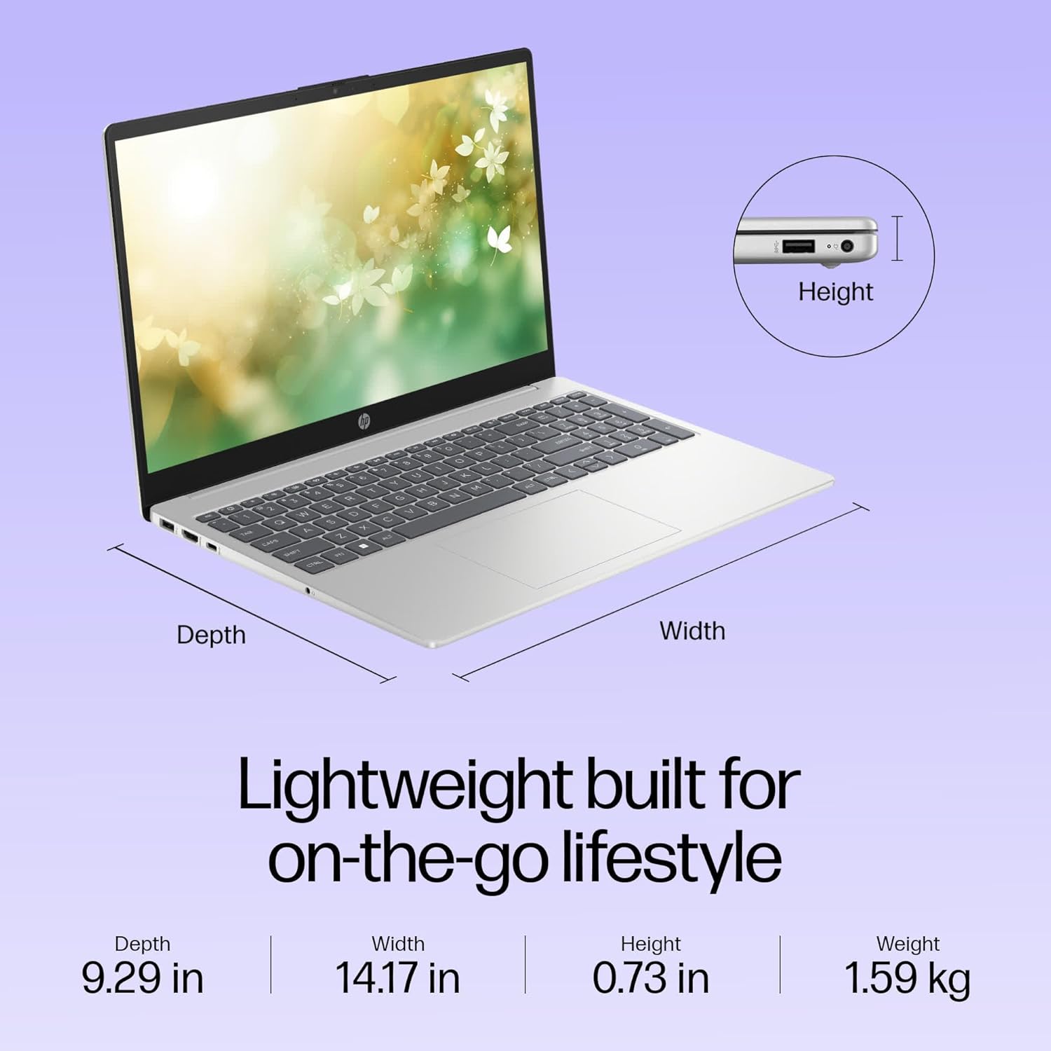 HP 15-fd0186TU I3 13TH GEN 1315U 8 GB RAM/512 SSD 15.6" FHD LED