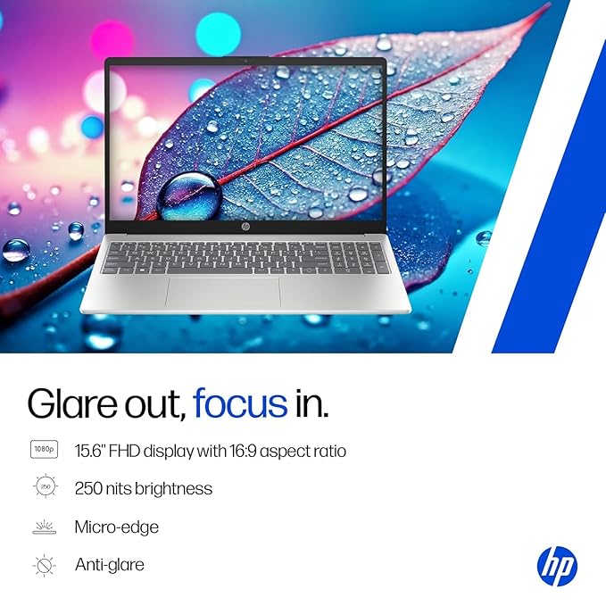 HP 15-hr0000TU I5 13TH GEN 1335U 8GB RAM/512 SSD 15.6" FHD