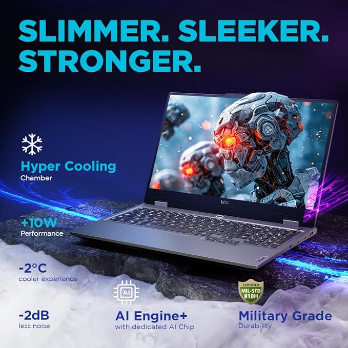 Lenovo LOQ Intel Core i5-12450HX 8GB DDR5/512GB SSD 15.6" FHD IPS 300nits 144Hz 83FQ002QIN