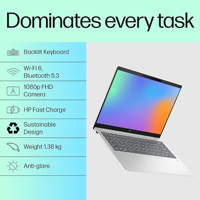HP Pavilion Plus14-ew0153TU i7 13TH GEN 16 GB RAM/ 1 TB SSD 14" OLED LED