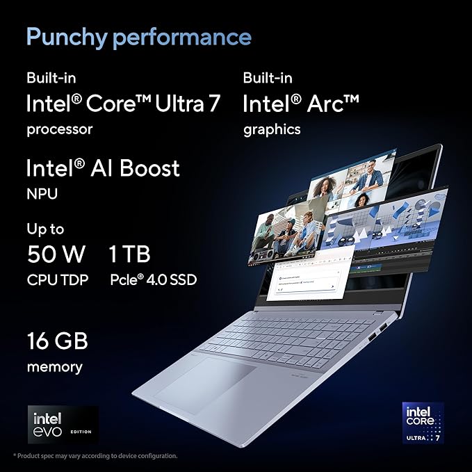 ASUS Vivobook S 16 OLED (2024), Intel Core Ultra 7 155H S5606MA-MX751WS