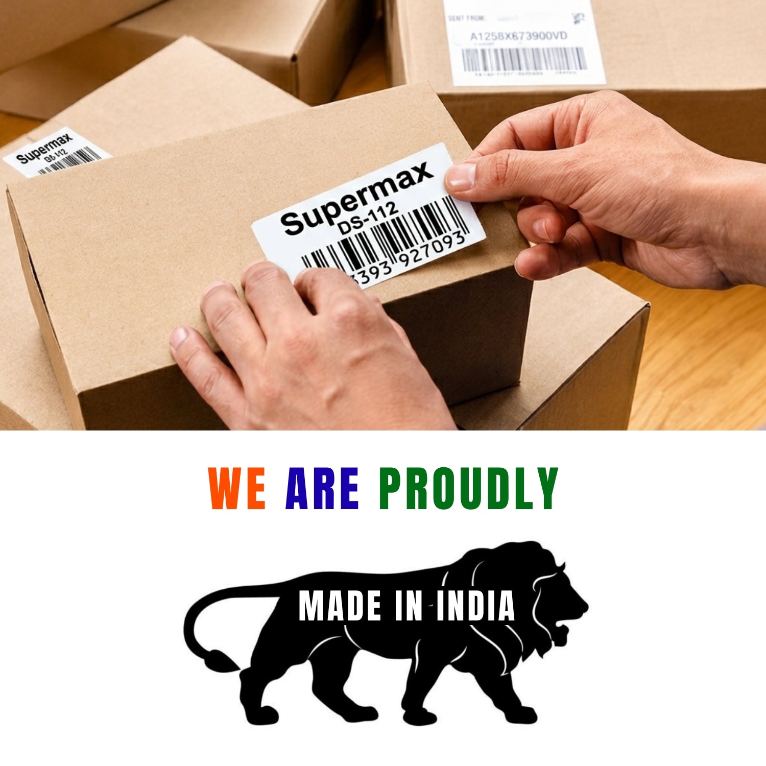 60x40mm Direct Thermal Barcode Label Roll | 1000 Labels Per Roll | 1 Up DT Sticker | Self Adhesive Shipping, POS & Logistics Labels