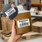 75x50mm Direct Thermal Barcode Label Roll | 1000 Labels Per Roll | 1 Up DT Sticker | Self Adhesive Shipping, Logistics & POS Labels