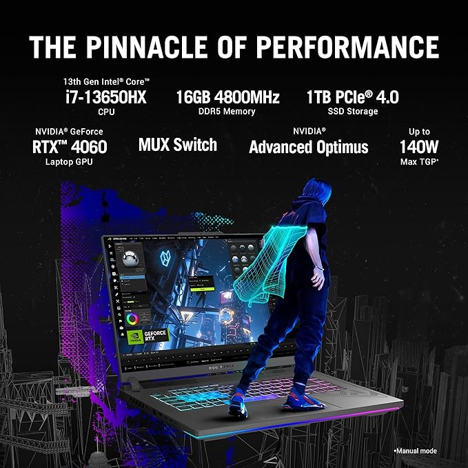 ASUS TUF Gaming Strix G16 G614JV-N3474WS Intel Core i7-13650HX   Full HD Laptop