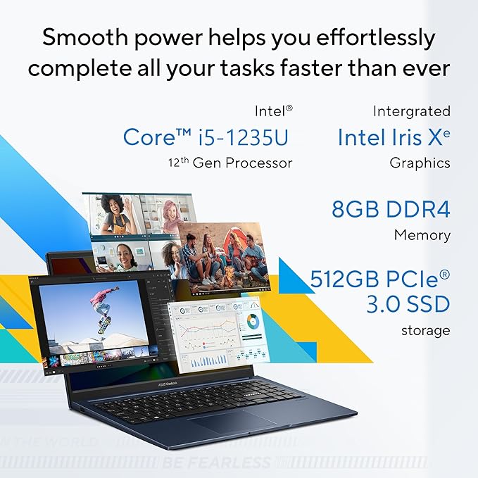 ASUS Vivobook 15 X1504ZA-NJ521WS Intel Core i5-1235U  Full HD Laptop