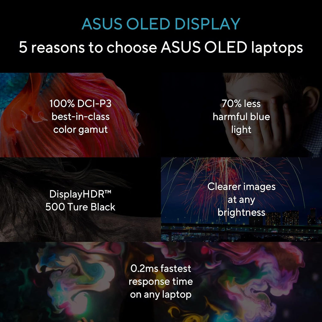 ASUS Vivobook Go 15 (OLED) 2023, AMD Ryzen 5 7520U E1504FA-LK542WS FHD OLED, Thin & Light Laptop
