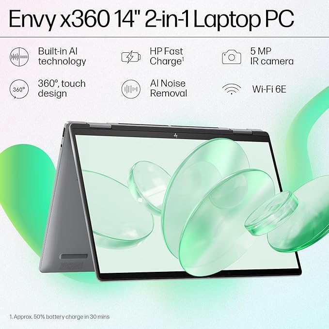 HP ENVY X360 14-FC0105TU I5 13TH GEN 16 GB RAM/ 512 SSD 14"X360 TUCH