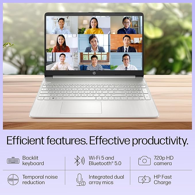 HP 15S-FQ5327TU I3 12TH GEN 8 GB RAM/512 SSD 15.6" FHD