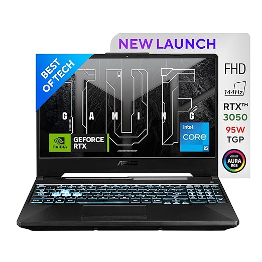 ASUS Inspiron TUF F17 FX707ZC4-HX067W i5-12500H Full HD Laptop