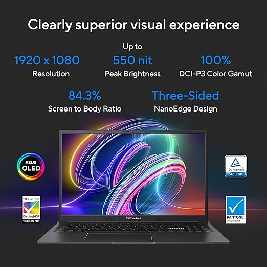 ASUS Vivobook 15X OLED Intel Core i5-1340P K3504VA-LK541WS Thin & Light Laptop