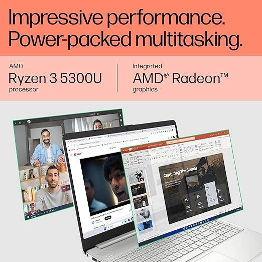 HP 15S-EQ2212AU RYZEN 3 5300U 8 GB RAM/512 SSD 15.6" FHD