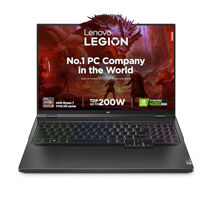 Lenovo Legion Pro5 R7-7745HX 16GB RAM/1TB SSD 16" WQXGA 500N 240 HDR 82WM00B5IN