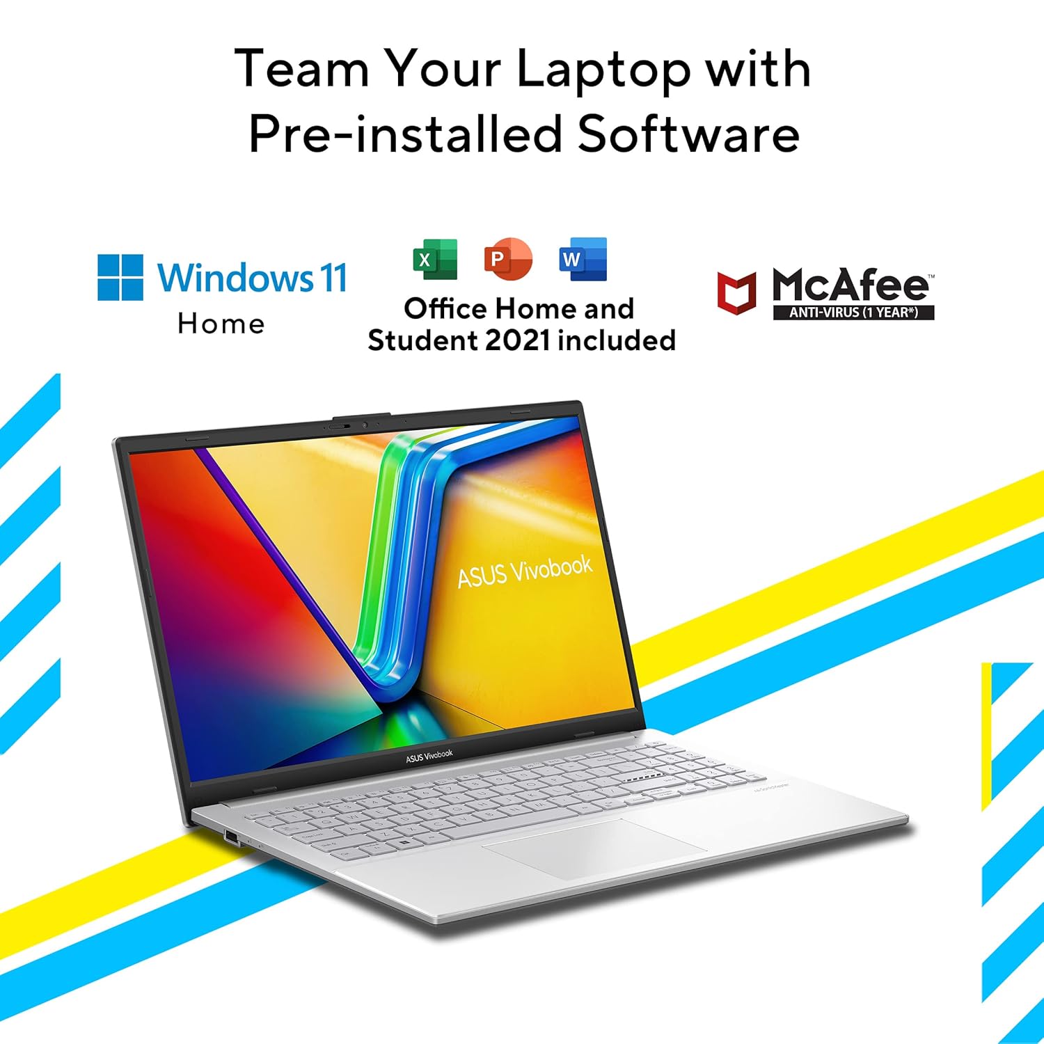 ASUS Vivobook Go 15 (2023), Intel Core i3-N305 E1504GA-NJ321WS